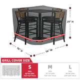 Cargar imagen en el visor de la galería, TurtleLife Patio Furniture Set Cover Waterproof Black Square