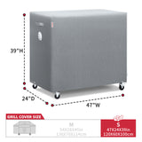 Laden Sie das Bild in den Galerie-Viewer, TurtleLife BBQ Grill Cover Waterproof  Grey