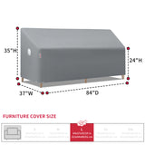 Charger l&#39;image dans la galerie, TurtleLife Patio Sofa Cover Grey