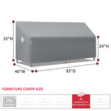 Charger l&#39;image dans la galerie, TurtleLife Patio Sofa Cover Grey