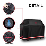 Carica l&#39;immagine nel visualizzatore di Gallery, TurtleLife BBQ Grill Cover Waterproof Black