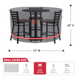 Load image into Gallery viewer, TurtleLife Patio Round Table Cover Waterproof Black