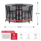 Cargar imagen en el visor de la galería, TurtleLife Patio Round Table Cover Waterproof Black